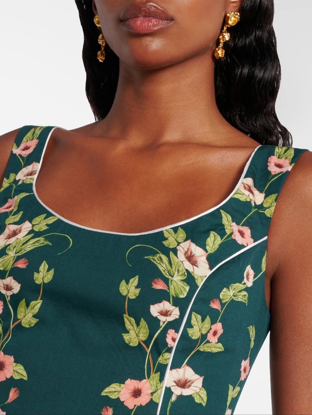 Agua by Agua Bendita Pluma floral cotton minidress - Picture 3 of 13